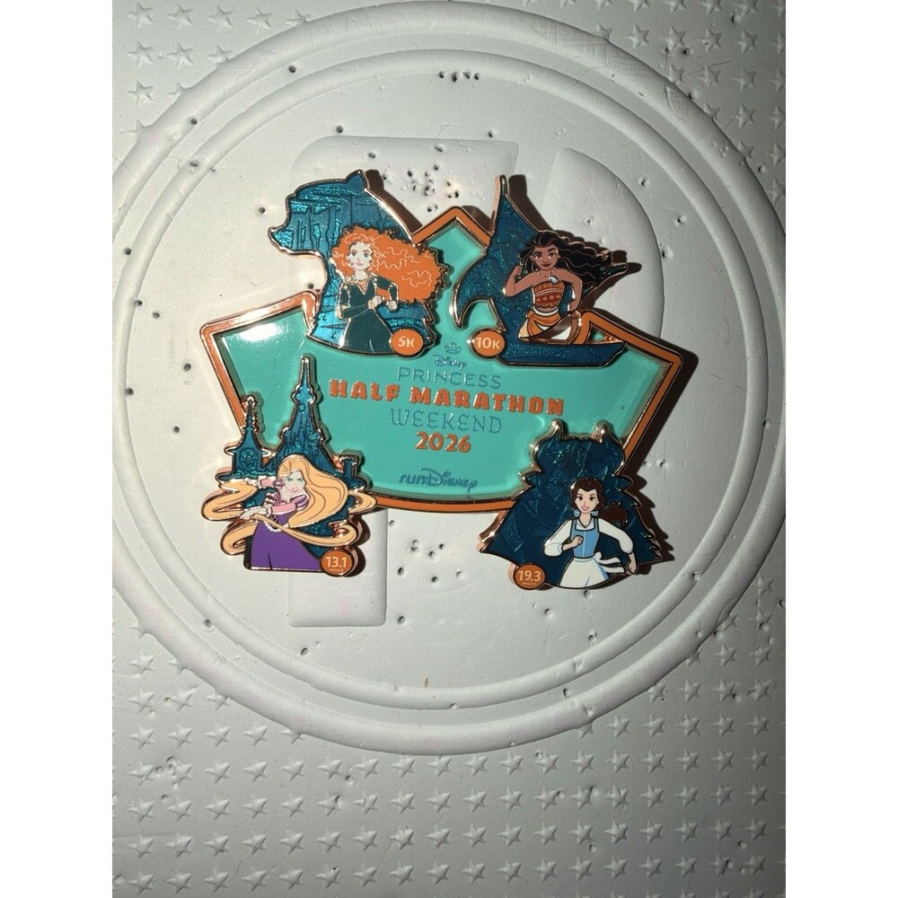 2026 Disney Princess Half Marathon JUMBO Weekend LE 1000 RunDisney Trading Pin